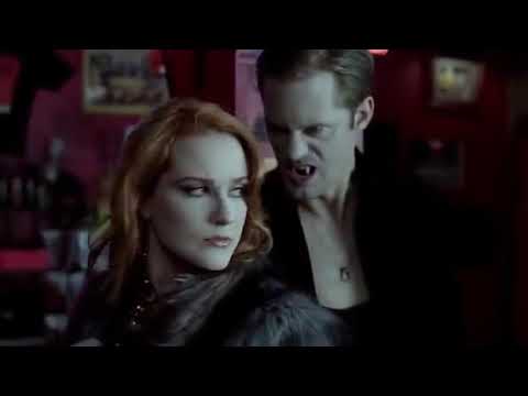 Alexander Skarsgård,Evan Rachel Wood in True Blood - Eric and the Queen