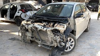 Severely Front Damaged Toyota Car | Full Accident Repair Process | Complete Rebuild