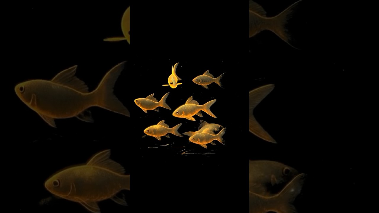 🐠 Adorable Goldfish Hologram Swimming in the Air! | Magical 3D Animation for Kids