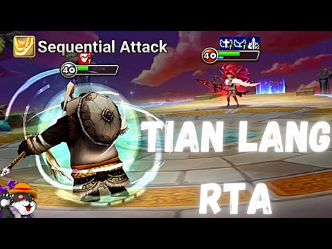 The Power Of Tian Lang (Light Panda Warrior) In RTA  Summoners War