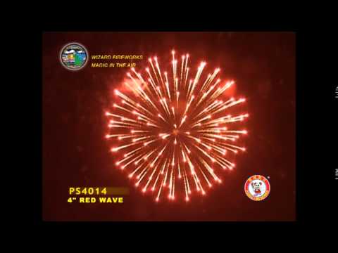 SA100WA01 - 4 INCH SHELL - WIZARD FIREWORKS - PS4014