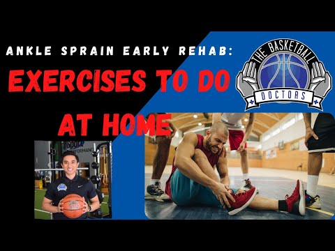 Lateral Ankle Sprain: Home Rehab Exercises (Early)
