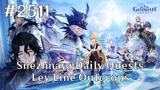 Genshin Impact Walkthrough Part 2511 - Snezhnaya Daily Quests & Ley Line Outcrops [252]