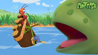 Joey and Boo’s Underwater Rescue! Escaping the River Monster | Antiks | Wildest Moments Compilation