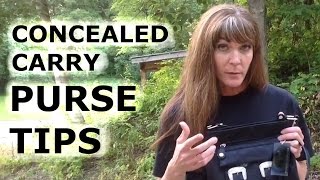 Tips for Concealed carry purse use