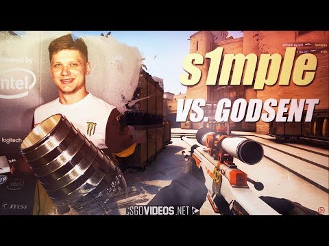 s1mple vs. GODSENT - 4K at WESG 2017 Europe & CIS Reagional Finals | CS:GO