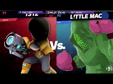 Smash Camp #5 - SaSSy (R.O.B./Mii Gunner) vs JKA (Little Mac)