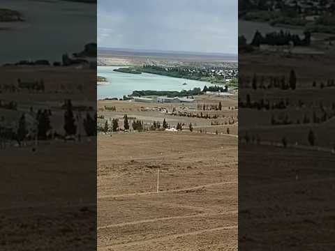 Piedra Buena 🔥 santa cruz hermosa vista del pueblo desde la ruta #motoviajero #argentina