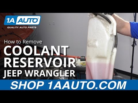 How to Change Coolant Reservoir 12-17 Jeep Wrangler