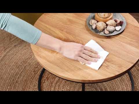 Ölen und Nachölen - Oberflächenbehandlung der Tischplatten aus massiver Eiche