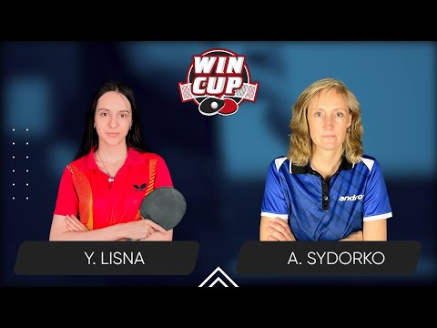 09:15 Yaroslava Lisna - Anzhela Sydorko West 2 WIN CUP 16.12.2023 | TABLE TENNIS WINCUP
