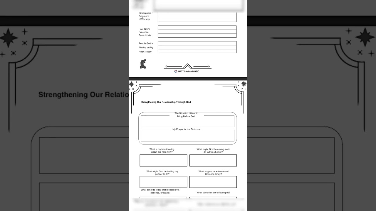 FREE Daily Worship Journal (Printable PDF – 4 Pages)