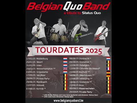 This was 2025 for Status Quo tribute Belgian Quo Band