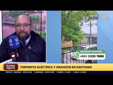 VIDEOS: Granizos y tormentas eléctricas sorprenden a capitalinos en diversos puntos de la RM