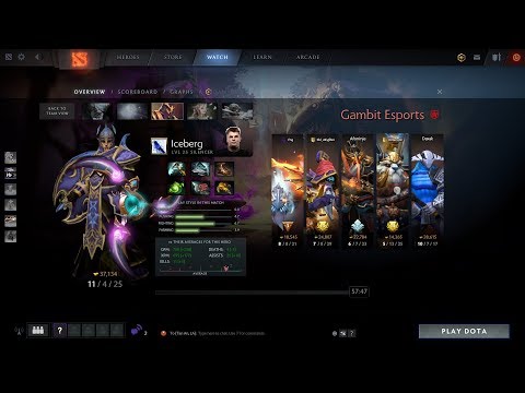 Dota2sup Iceberg Silencer Flytomoon vs Gambit -TI9 OPENQUALIFIERS
