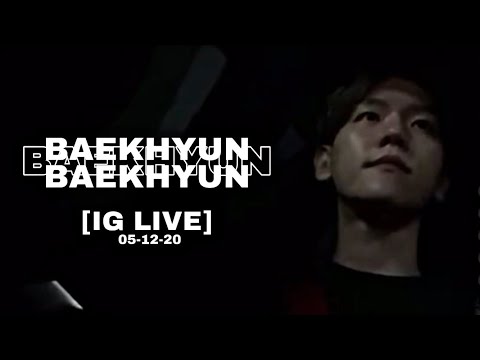 [051220] Baekhyun Serving us Great Vocals on his IG LIVE while driving