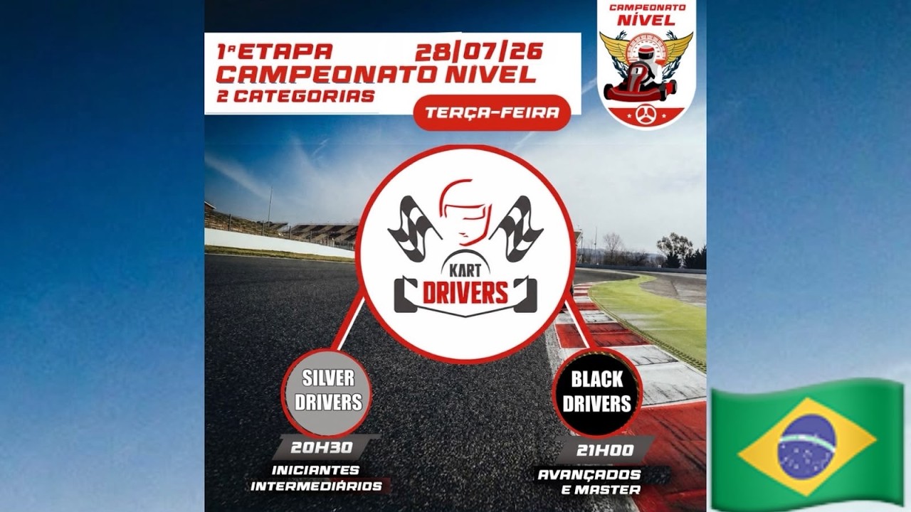 AO VIVO - KART DRIVERS - 28/07/2026