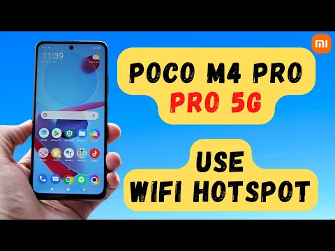 How to Activate Portable Hotspot on Xiaomi Poco M4 Pro | on/off hotspot