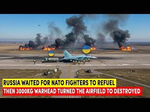 Russia Waited for NATO Fighters to Refuel—Then 3000Kg Warhead Turned the Airfield to Destroyed