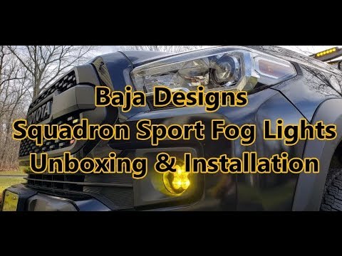 Baja Designs Squadron Sport Foglights | Toyota Tacoma Review and Installation