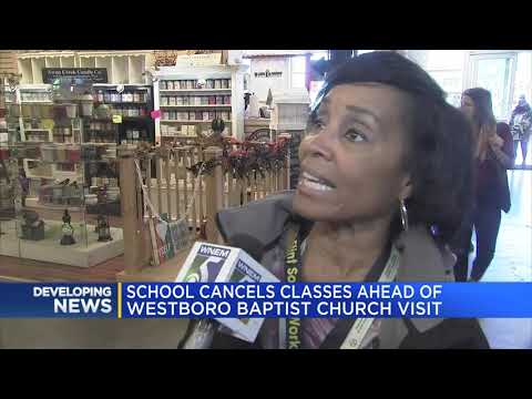 School cancels classes ahead of Westboro Baptist Church visit