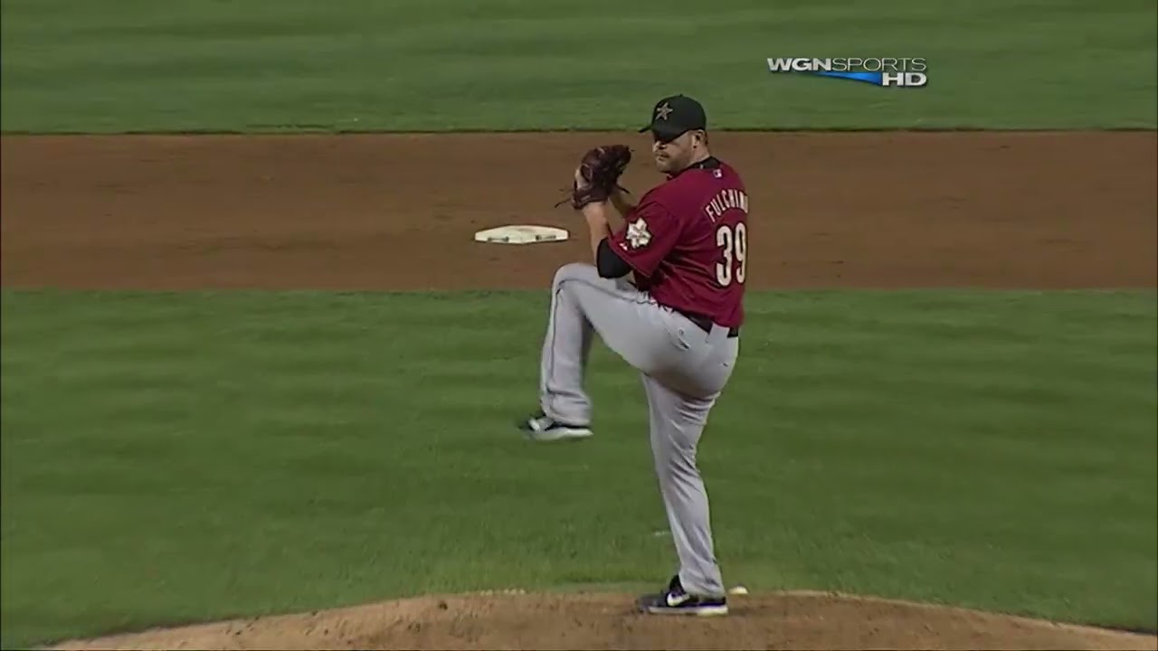 Fukudome singles into Fulchino's jersey