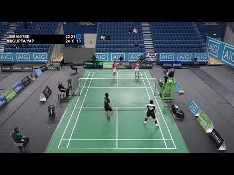 Match point - Chong / Tee vs Gupta / Yap - MD, SF - AIG FZ FORZA Irish Open 2021