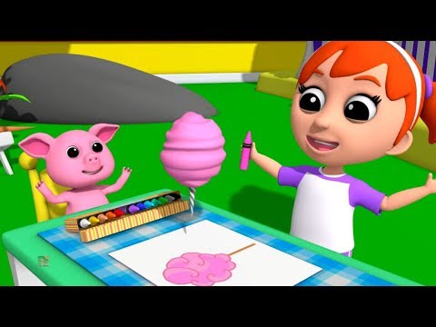 pastelli a colori canzone | filastrocche bambini | Crayons Color Song | Luke and Lily Italiano