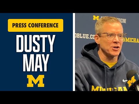 Dusty May Press Conference: Previewing Villanova, Michigan Basketball Big Lineups, Elliot Cadeau