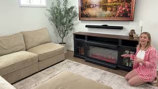Real Review: 80" Fireplace TV Stand Tested for Everyday Use X8568