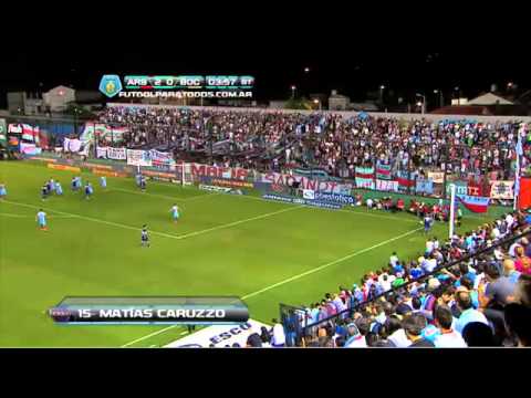 Gol de Caruzzo | Arsenal 2 Boca 1 Fecha 16 Torneo Inicial 2013