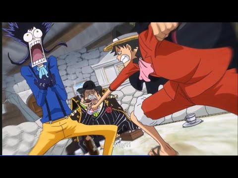 Luffy vs Bege! All out rumble on meeting - One Piece Episode 828