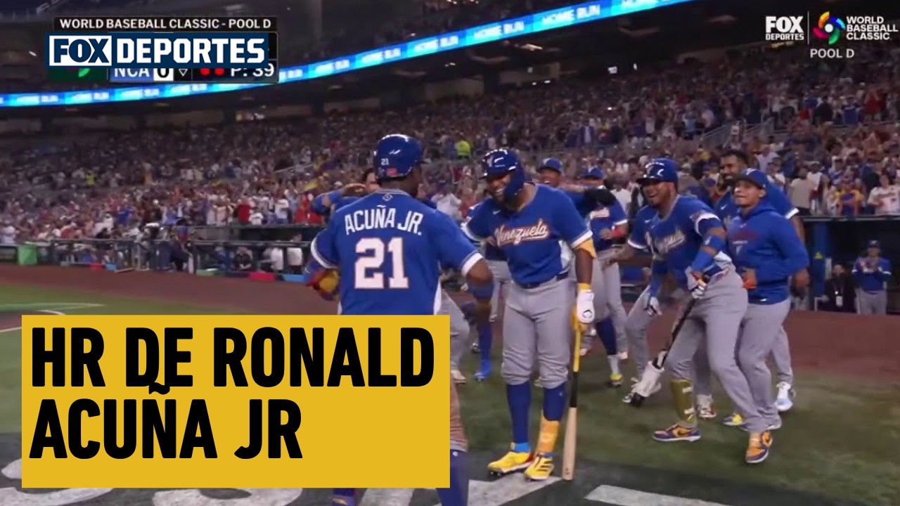 🔥 HR DE RONALD ACUÑA JR | Venezuela 2-0 Nicaragua | WBC 2026