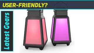 EARTEANA MZ-610 Outdoor Speaker Review & Light Show Demo