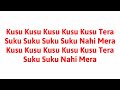 Kusu Kusu || (Karaoke With Lyrics Video) || Ft Nora Fatehi ||