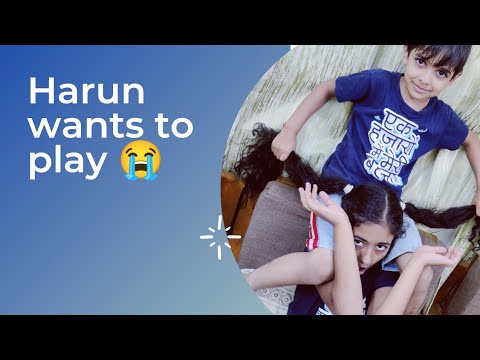 Harun wants to play with me (Siblings ❤️)#brother sister love ❤️👍