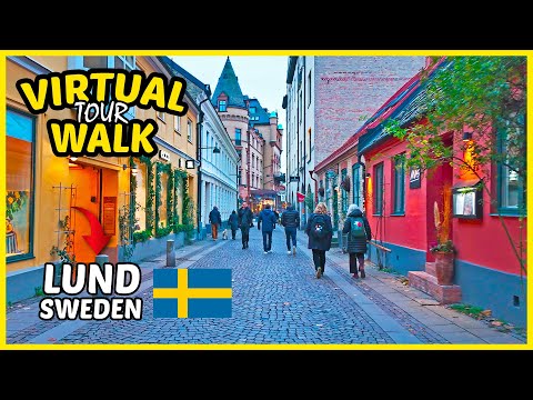 Lund, Sweden 🇸🇪 - Walking Tour in November 🍁 Discover Sweden’s Cozy Autumn Charm