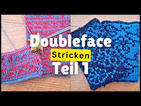 Doubleface/Doppelstrick Stricken TEIL 1, Grundlangen, Anschlag und Abketten | Malwinas Handarbeiten