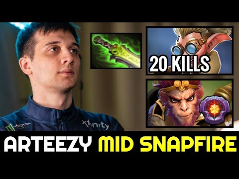 ARTEEZY Mid Snapfire — Magic Build vs Master Tier Monkey King