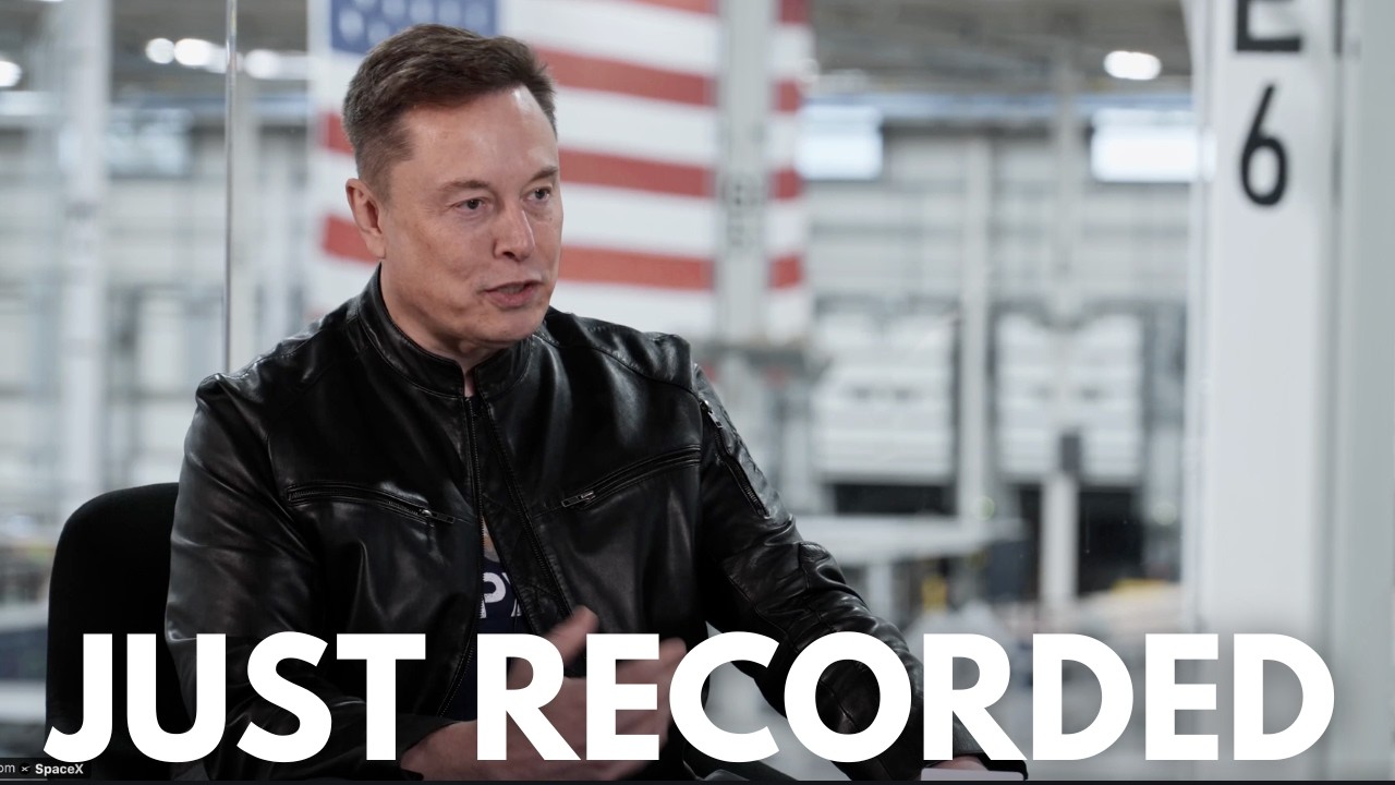 JUST RECORDED: Elon Musk Announces SPACEX Plans
