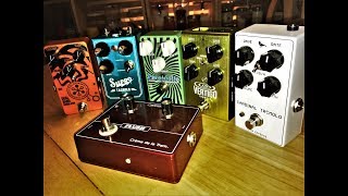 Video thumbnail for Harmonic Tremolo Shoot Out - Episode #5 Cardinal, Vertigo, Coldcraft, Fuchs, Supro, Pareidolia by Tri Pedal Reviews