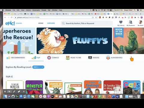 Find book epic on reading level