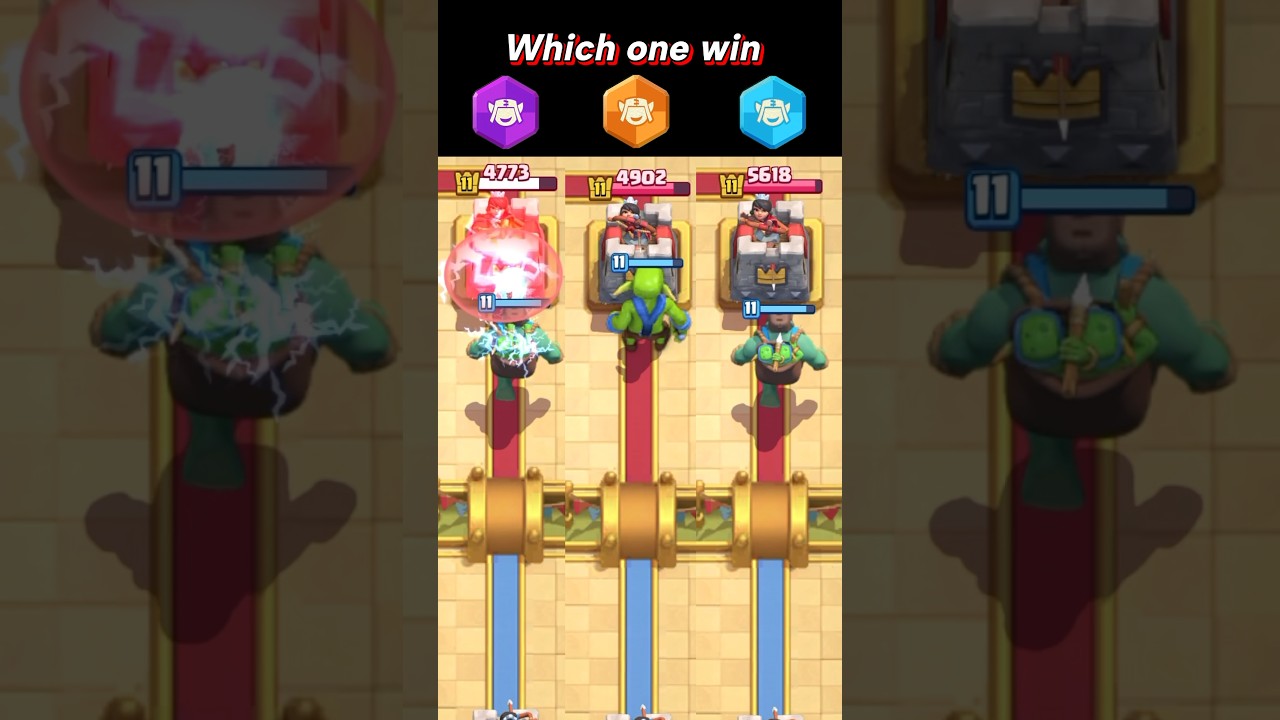 Which one win 🥇 part2 #clashroyale #shorts #nobatidao