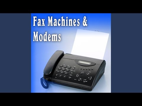 Fax Machine Modem Connection