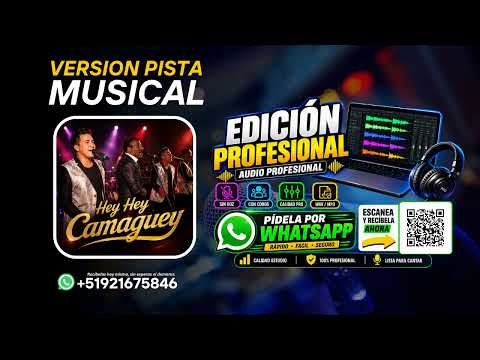 Hey Hey Camaguey - Tributo Sonora Poceña, Sola Vaya,Yare,Te vas de mi + COROS | Pista Musical