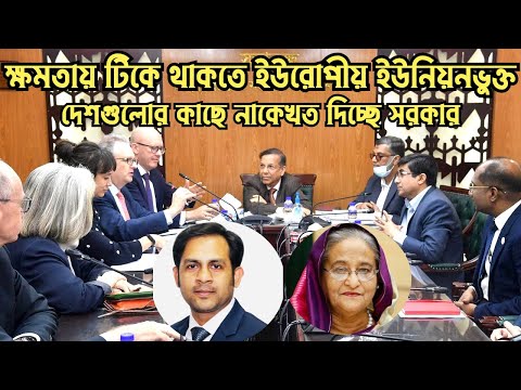 ক্ষমতায় টিকে থাকতে ইউরোপীয় ইউনিয়নভুক্ত দেশগুলোর কাছে || নাকেখত দিচ্ছে সরকার #Nazmul_Hasan