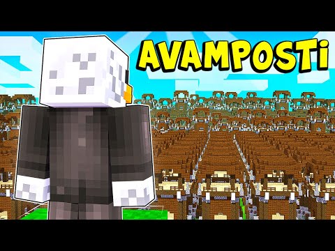 MINECRAFT MA IL MONDO È FATTO SOLO DI AVAMPOSTI