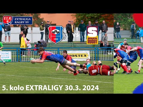 JIMI RC Vyškov - RC Sparta Praha - Extraliga Ragby XV 2024