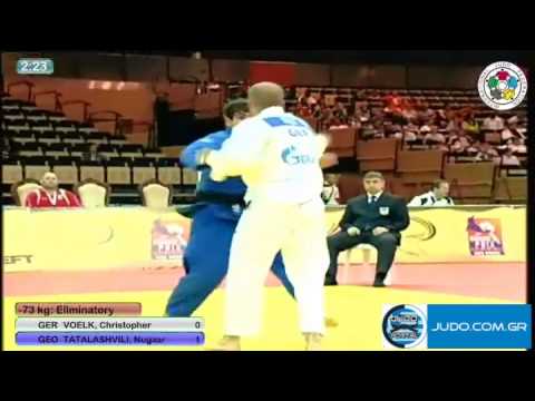 Judo Grand Prix Abu Dhabi 2011 -73kg VOELK (GER)-TATALASHVILI (GEO)
