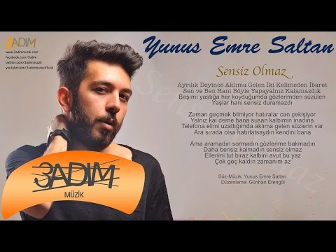 Yunus Emre Saltan - Sensiz Olmaz ( Official Lyric Video )